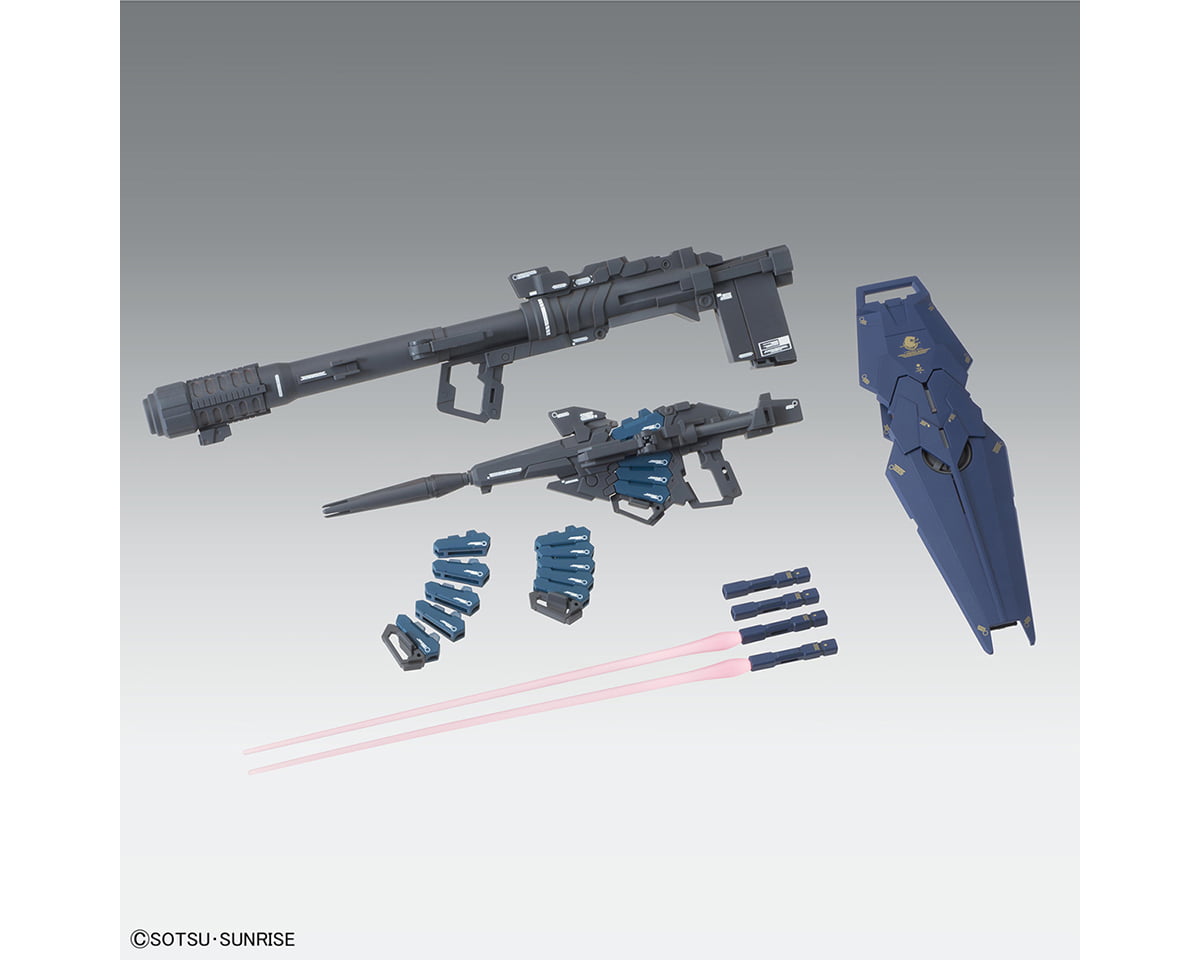 for MG 1/100 Gundam Unicorn 02 Banshee ver Ka Shield+Beam Gatling Gun+Decal RX-0 