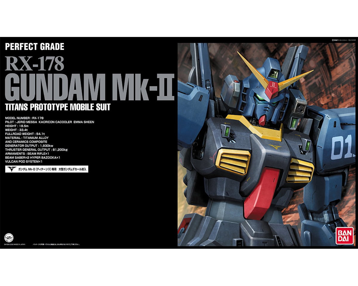 PG 1/60 RX178 GUNDAM MKII TITANS BLACK - Rise of Gunpla