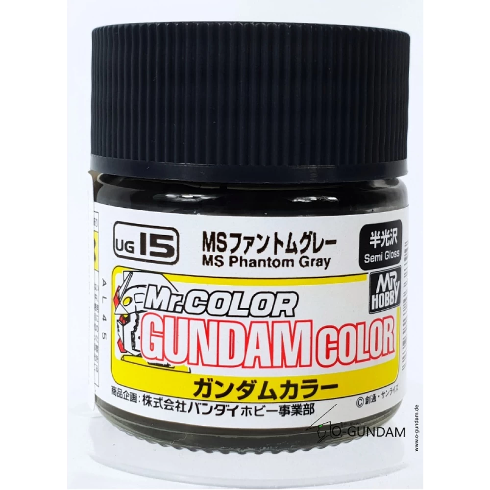 MR. GUNDAM COLOR UG15 PHANTOM GREY PAINT 10ML.