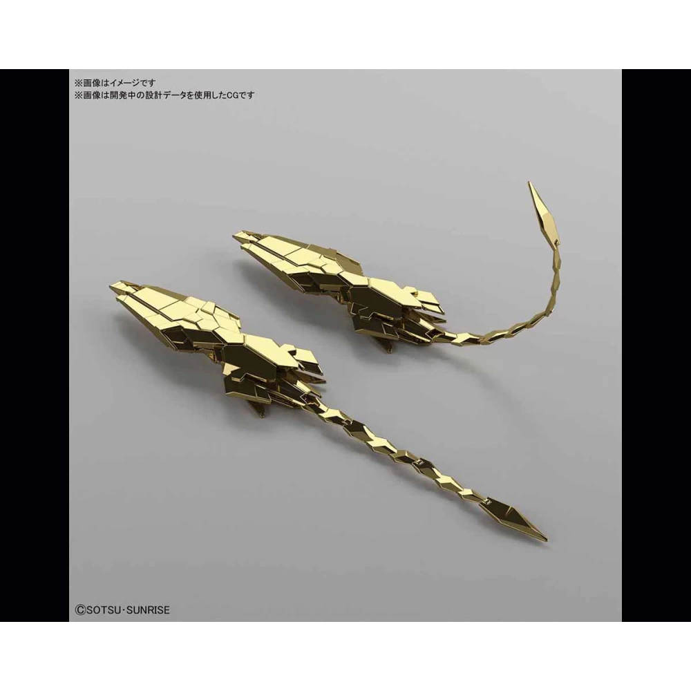HGUC 1/144  GUNDAM PHENEX (UNICORN MODE) (NT VER.) (GOLD COATING) – Image 5