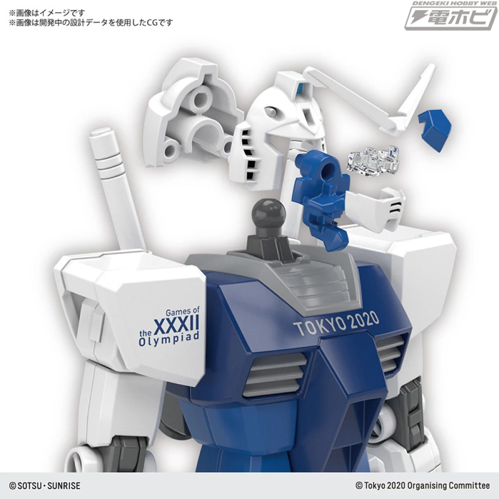 HG 1/144 RX-78-2 OLYMPIC TOKYO 2020 – Image 5