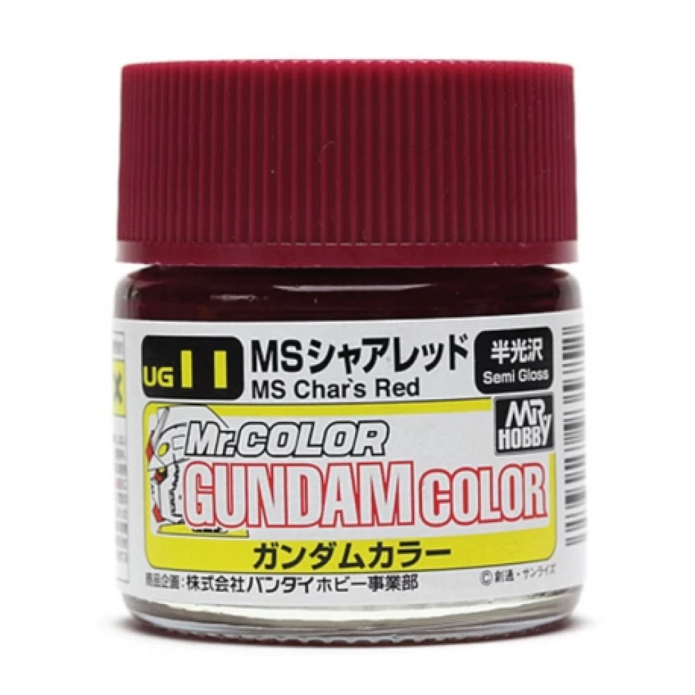 MR. GUNDAM COLOR UG11 MS CHAR RED PAINT 10ML.