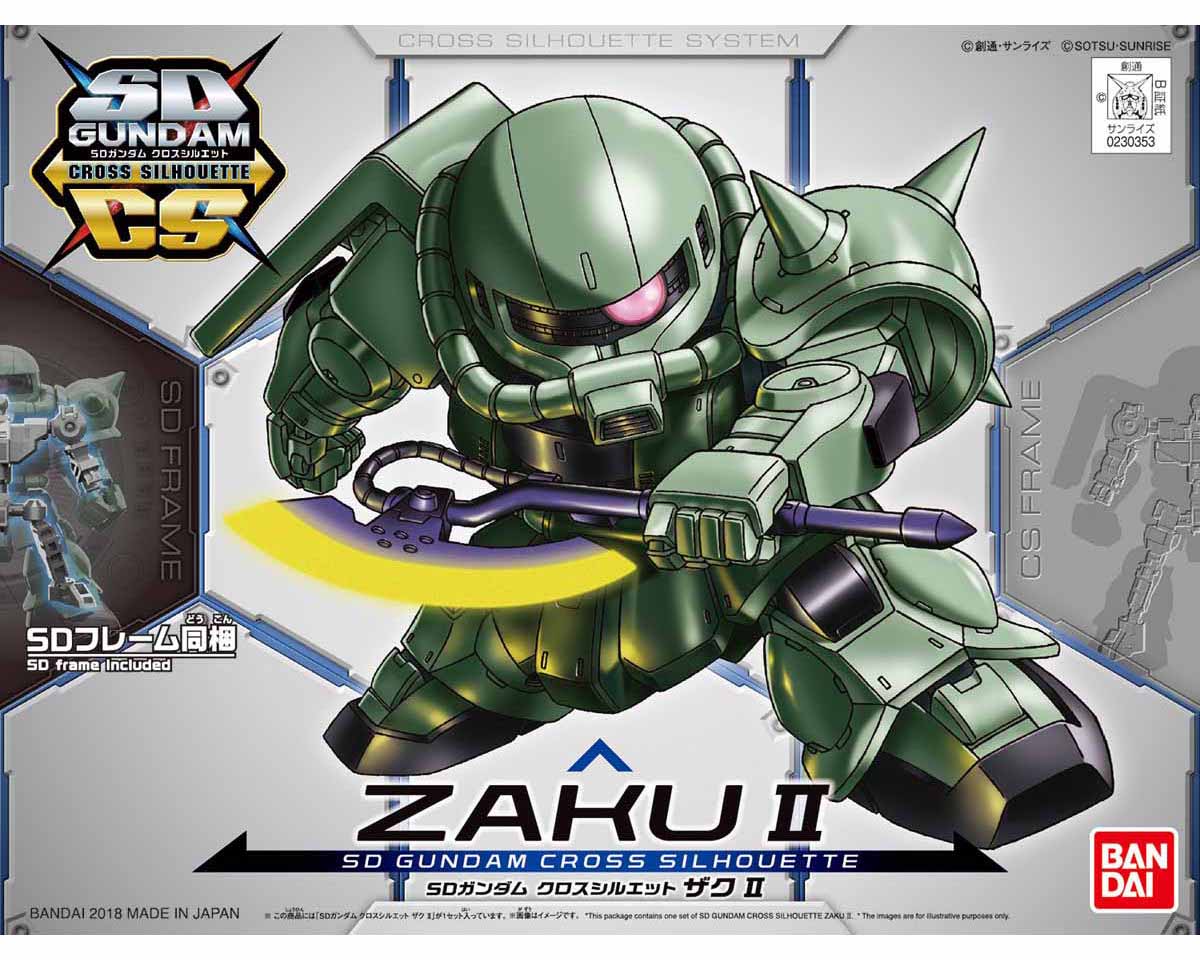 Bandai SD Gundam Cross Silhouette Zaku II Non-scale Kit BAN230353 4549660303534 for sale online 