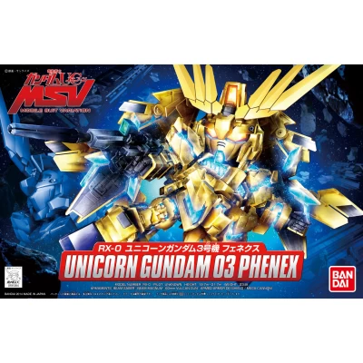 SD BB SENSHI UNICORN GUNDAM 03 PHENEX