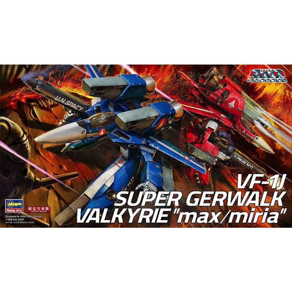1/72 MACROSS : VF-1J SUPER GERWALK VALKYRIE "MAX/MILIA"