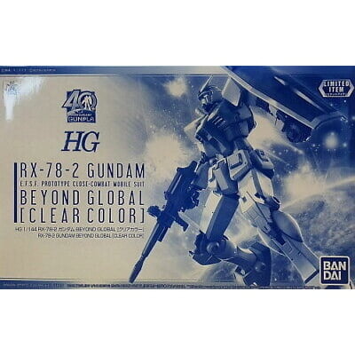 HG 1/144 RX-78-2 BEYOND GLOBAL (CLEAR COLOR)