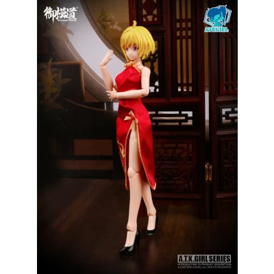 A.T.K GIRL :  FOUR MYSTICAL BEASTS QIPAO ACCESSORIES SET