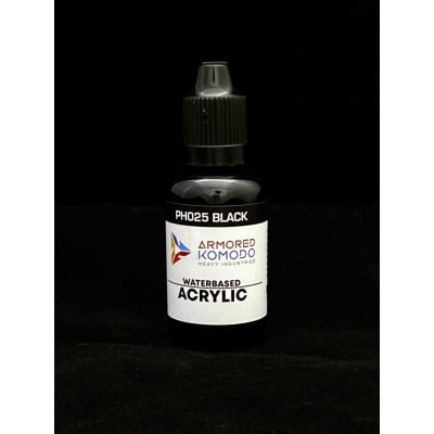 PH025 Black Waterbased acrylic