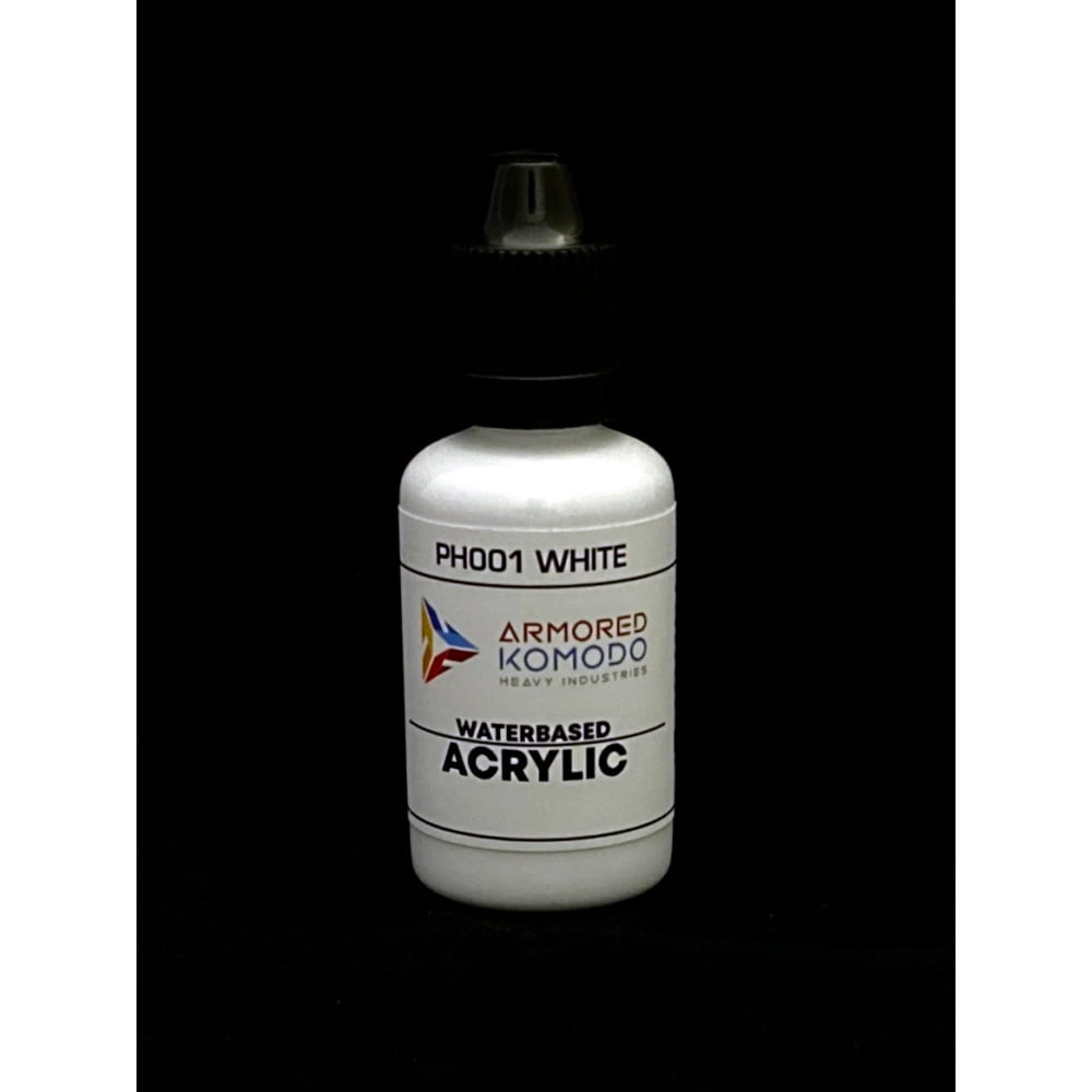 Bottle PH001 WHITE Waterbased acrylic