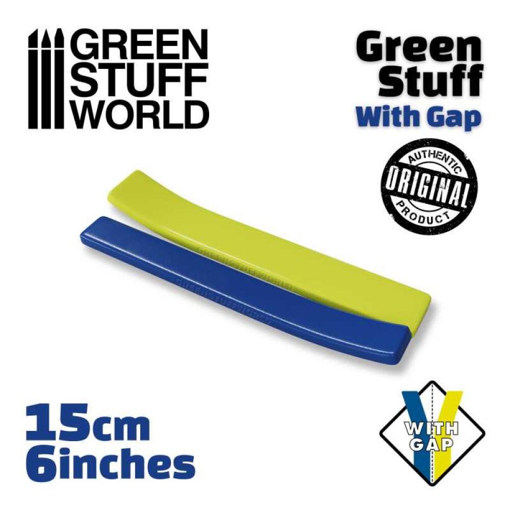 GSW : Green Stuff - Résine Verte en bande 15 cm