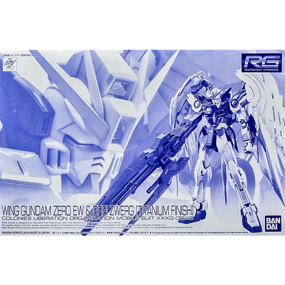 RG Wing Gundam Zero EW & Drei Zwerg Titan Finish Box Art.-Nr