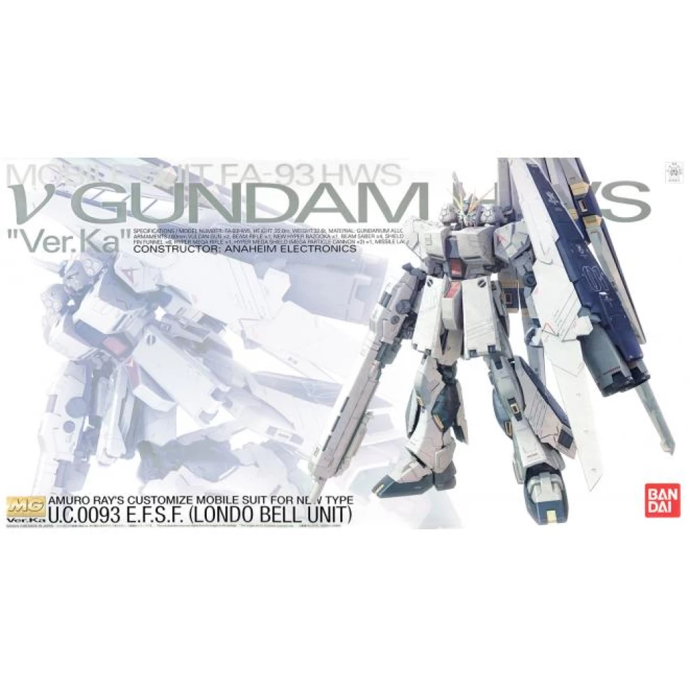 MG 1/100 FA-93HWS NU GUNDAM HWS VER. KA- Rise of Gunpla