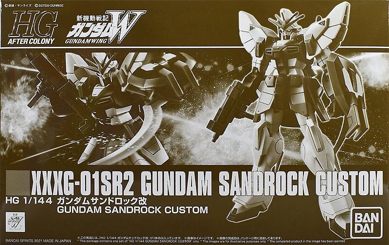 Gundam Accessoire Sandrock Custom Jaune Bordure Jambe Gauche 