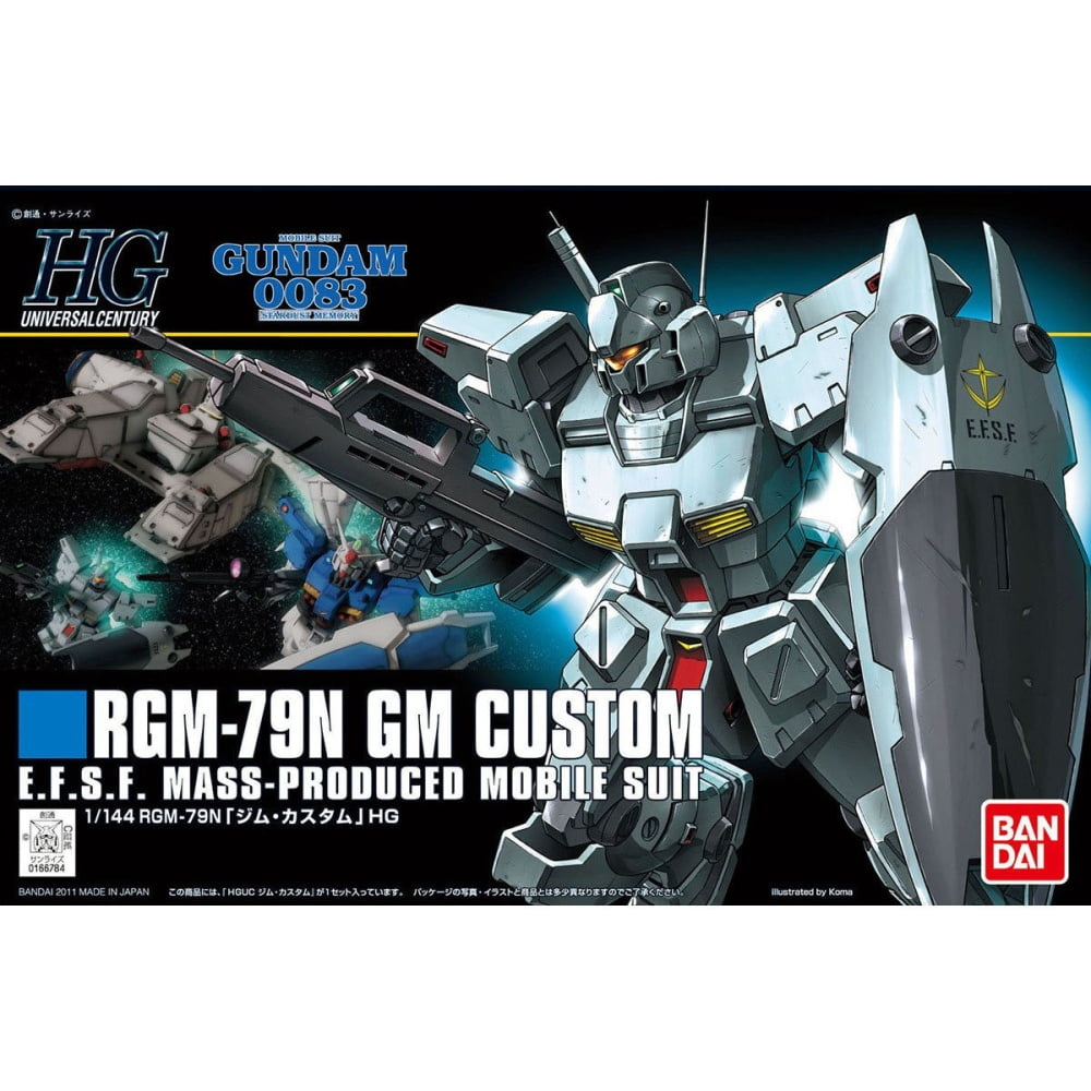 hguc RGM-79N GM Custom box art
