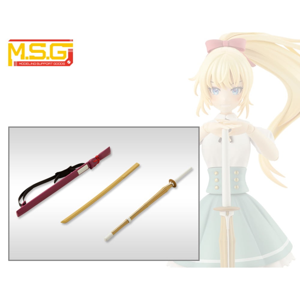 M.S.G WEAPON UNIT 46 BAMBOO SWORD & WOODEN SWORD