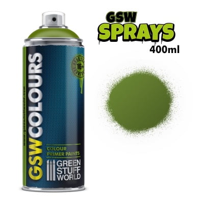 GSW SPRAY MATT GREEN 400ml