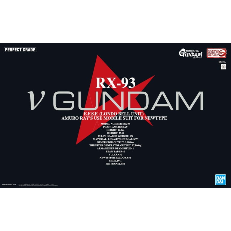 perfekte Note Nu Gundam Old School