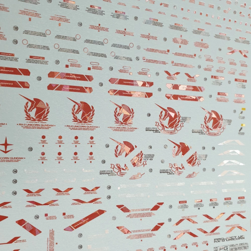 PG PERFECTIBILITY WATER DECAL (HOLO)