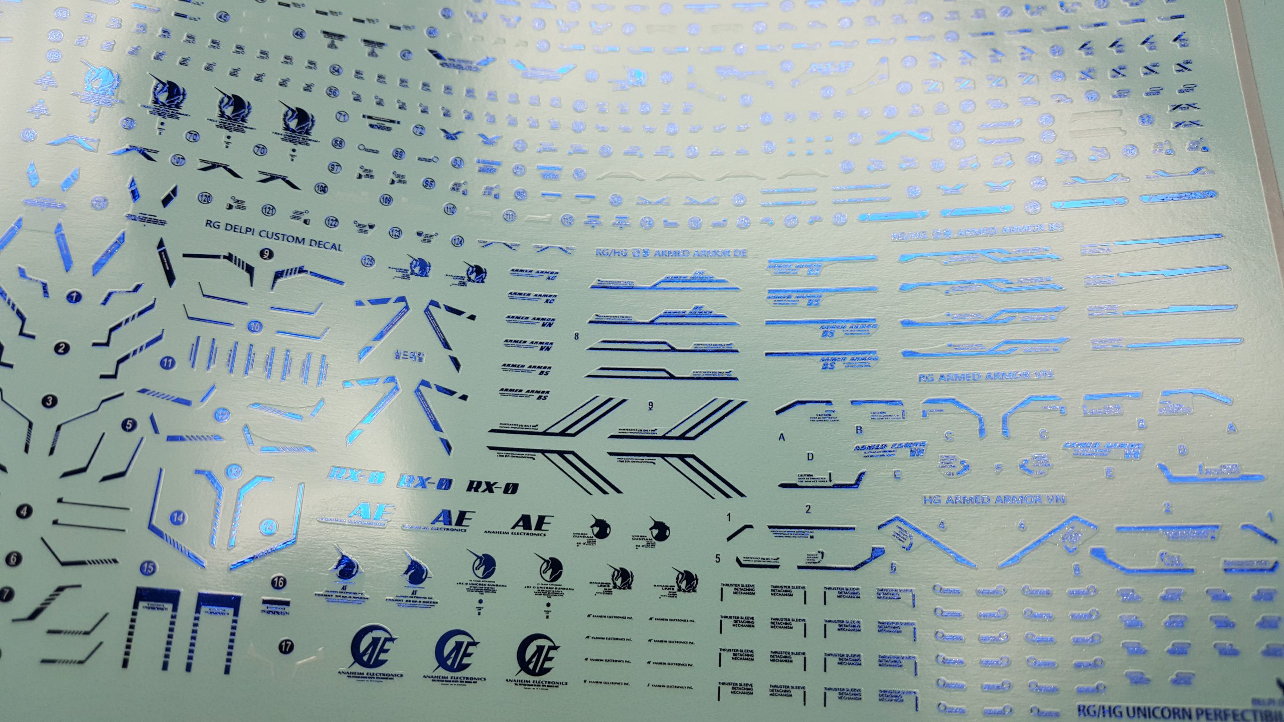 MG Delta Plus WATER DECAL - DelpiDecal