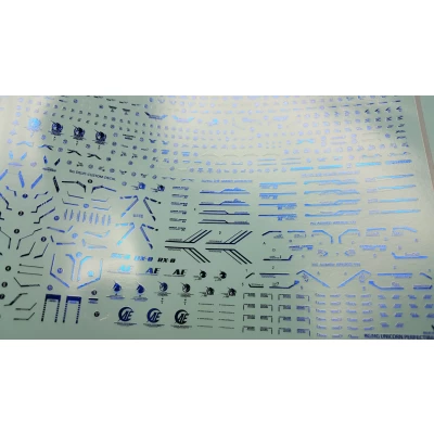 HG/RG UNICORN PERFECTIBILITY HOLOGRAM WATER DECAL