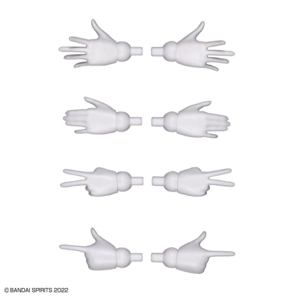 30MS OPTIONAL HAND PARTS (WHITE/BLACK)