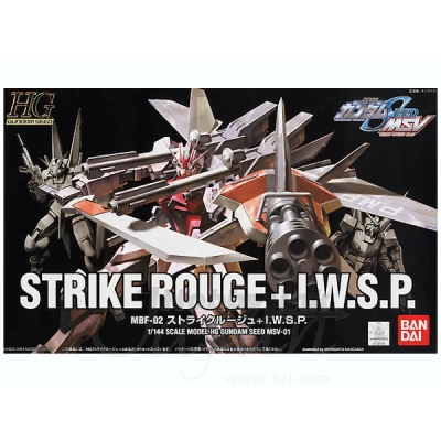 HG 1/144 STRIKE ROUGE + IWSP