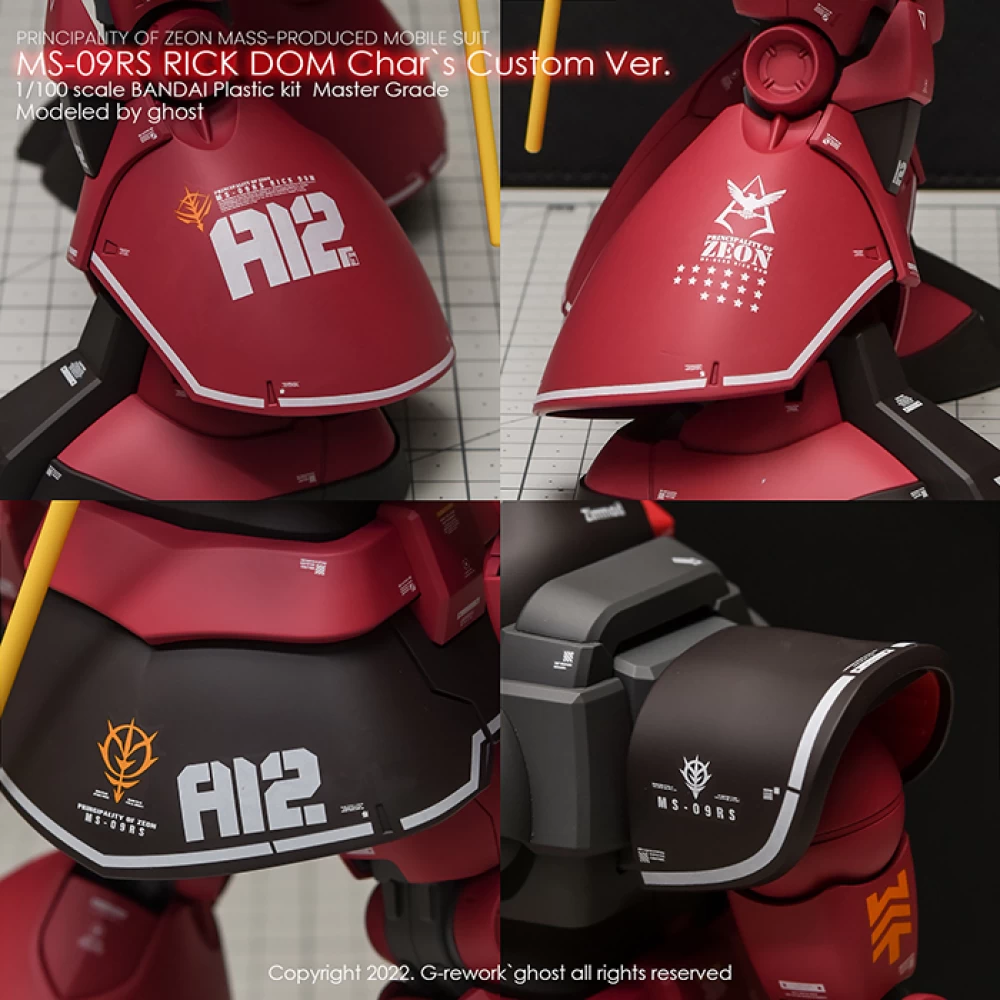G-Rework MG MS-09RS 1.5 CHAR'S RICK DOM – Image 10