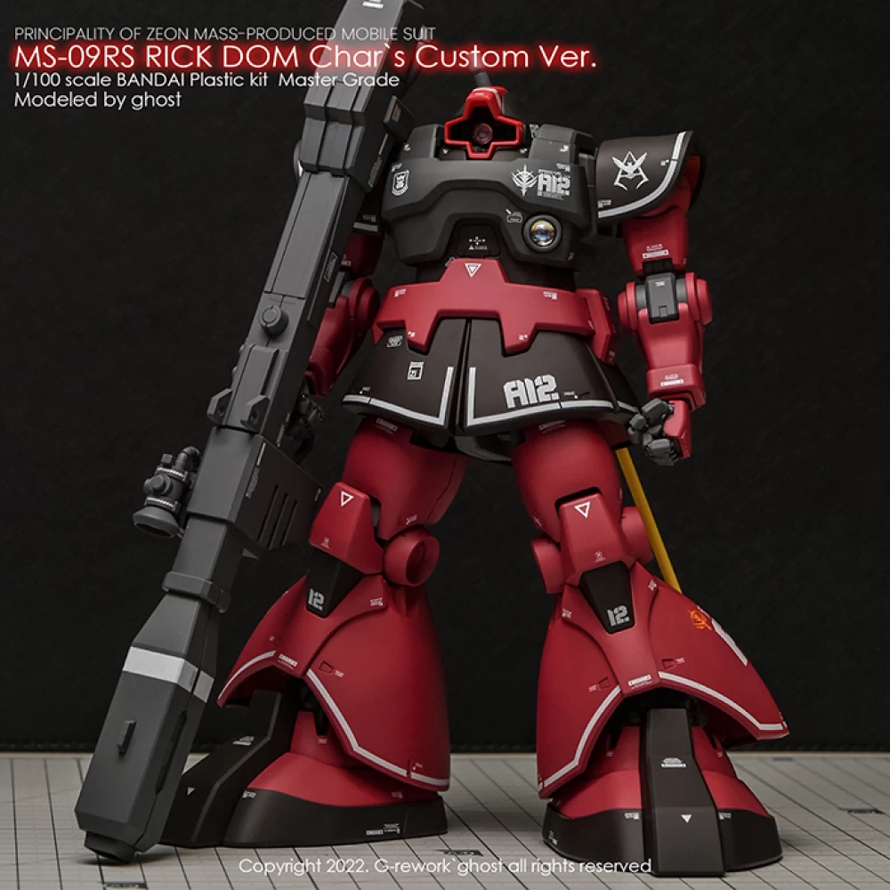 G-Rework MG MS-09RS 1.5 CHAR'S RICK DOM – Image 5