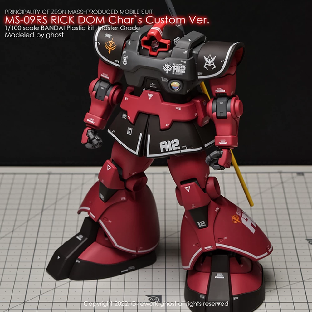 G-Rework MG MS-09RS 1.5 CHAR'S RICK DOM – Image 6