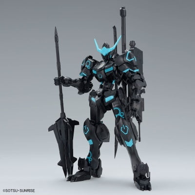 MG 1/100 Gundam BARBATOS (Recicurlation Color - Neon Blue) box art