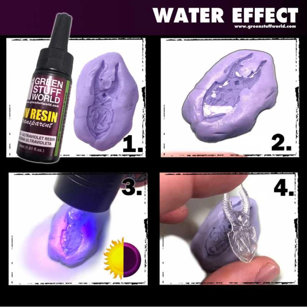 GSW RÉSINE ULTRAVIOLETTE EFFET EAU 30ML