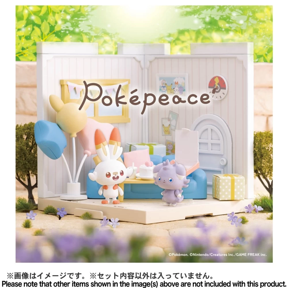POKEMON POKE PEACE HOUSE LOUNGE SCORBUNNY & ESPURR