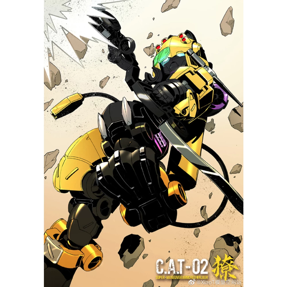 XIAOT 1/60 C.A.T-02 FANG - SUPER MANEUVER ARMORED WALKER