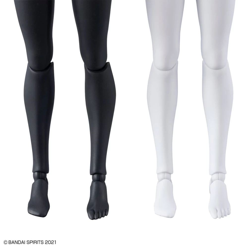 30MS OPTION BODY PARTS ARM & LEG PARTS (WHITE/BLACK)