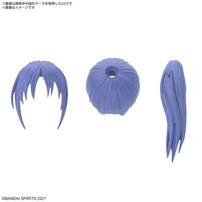 30MS OPTION HAIR STYLE PARTS VOL.6 PONYTAIL HAIR 4 [VIOLET 1]