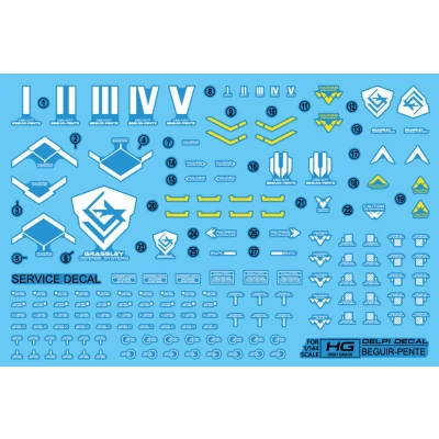 HG BEGUIR-PENTE WATER DECAL