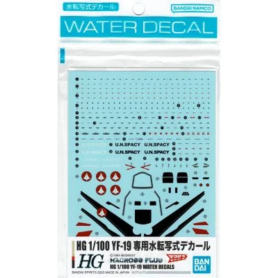 WATER DECALS HG 1/100 MACROS YF-19