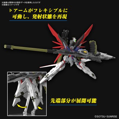 HG 1/144 Destiny Gundam Spec II et Zeus Silhouette