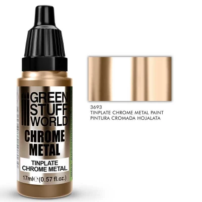 GSW : Peinture Chromée -  FER-BLANC 17ml